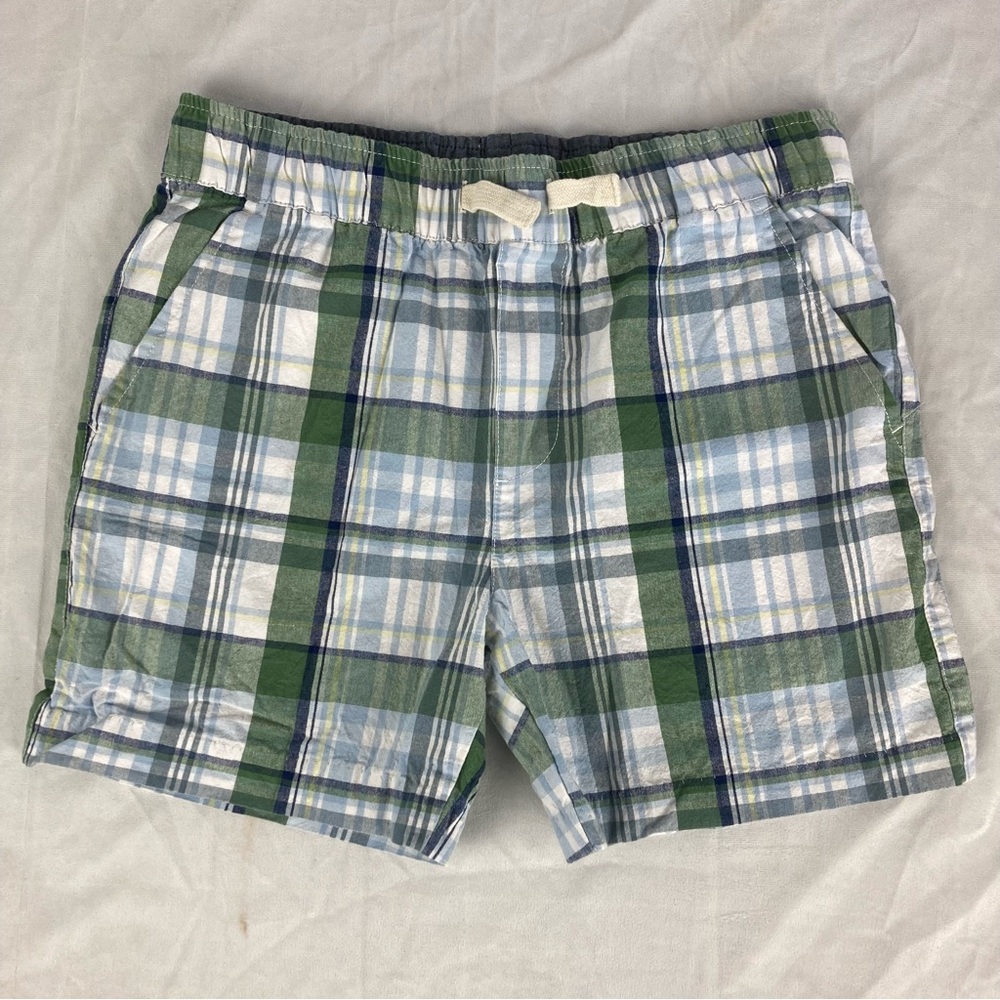 Set of 4 Nautica Plaid & Nautical Patterned Elastic Waist Shorts Boys' Sz 14/16 - Picture 2 of 14